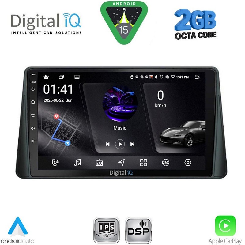 DIGITAL IQ RSF 4158_CPA (9inc) MULTIMEDIA TABLET for FORD FOCUS mod. 2019-2025