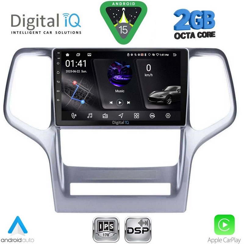 DIGITAL IQ RSF 4282_CPA (9inc) MULTIMEDIA TABLET for JEEP GRAND CHEROKEE mod. 2011-2014