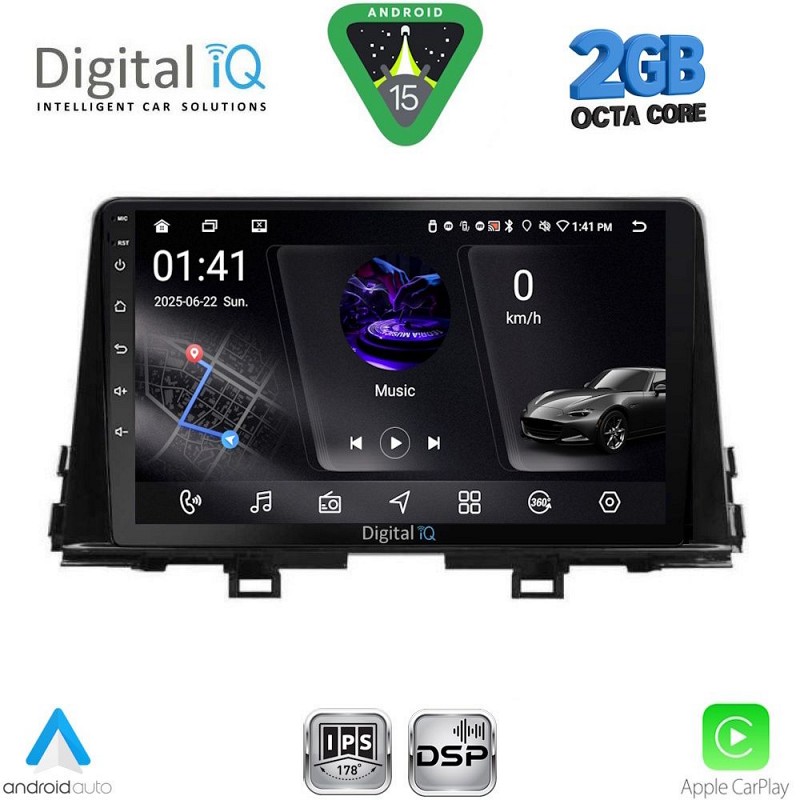 DIGITAL IQ RSF 4310_CPA (9inc) MULTIMEDIA TABLET for KIA PICANTO mod. 2021-2026