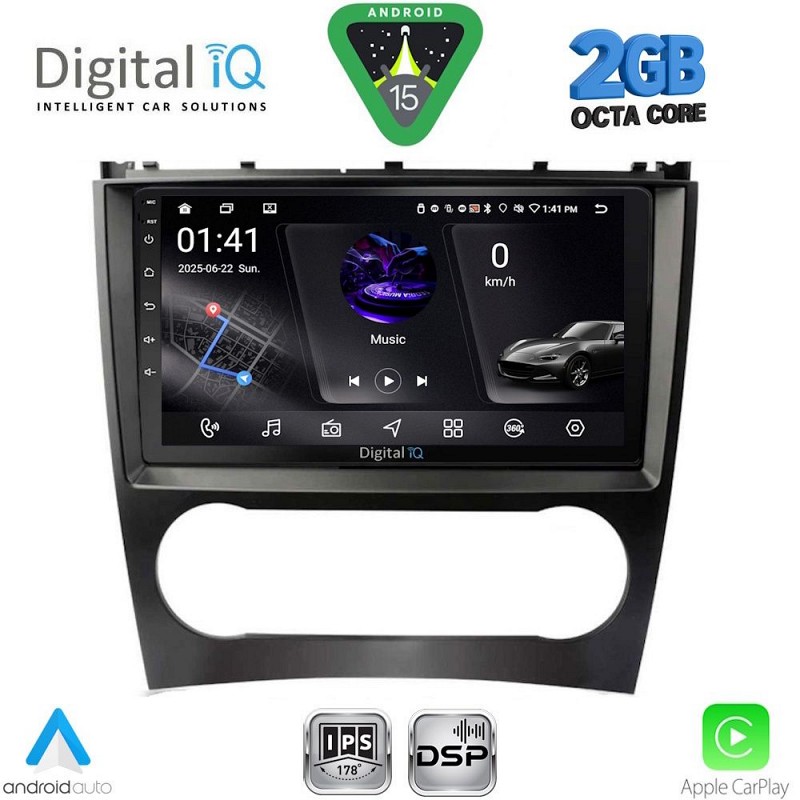 DIGITAL IQ RSF 4404_CPA (9inc) MULTIMEDIA TABLET for MERCEDES C ? CLK (W203-209) mod. 2004-2008