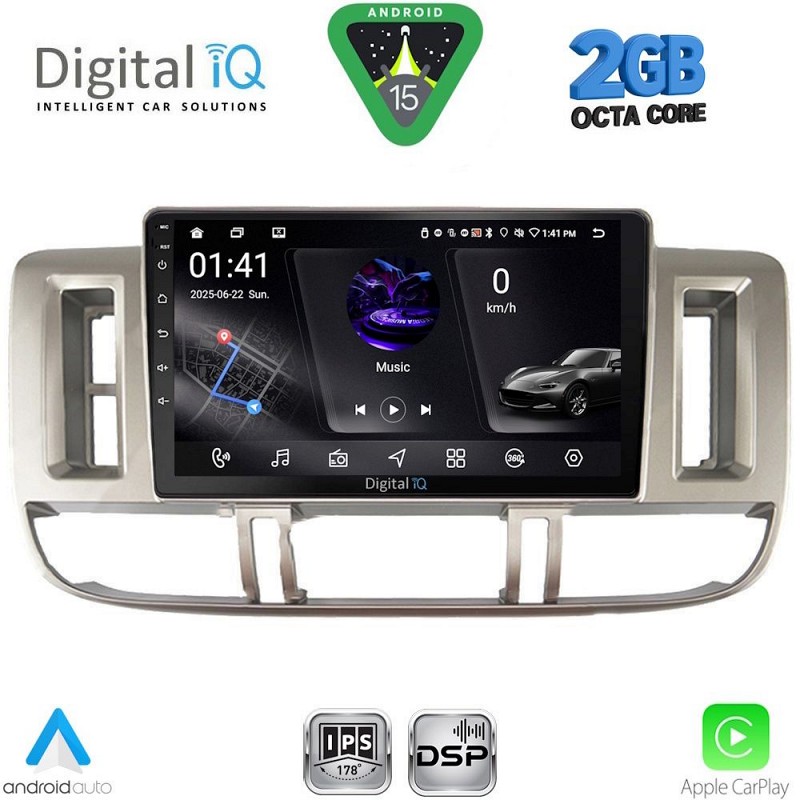 DIGITAL IQ RSF 4474_CPA (9inc) MULTIMEDIA TABLET for NISSAN XTRAIL mod. 2000-2004