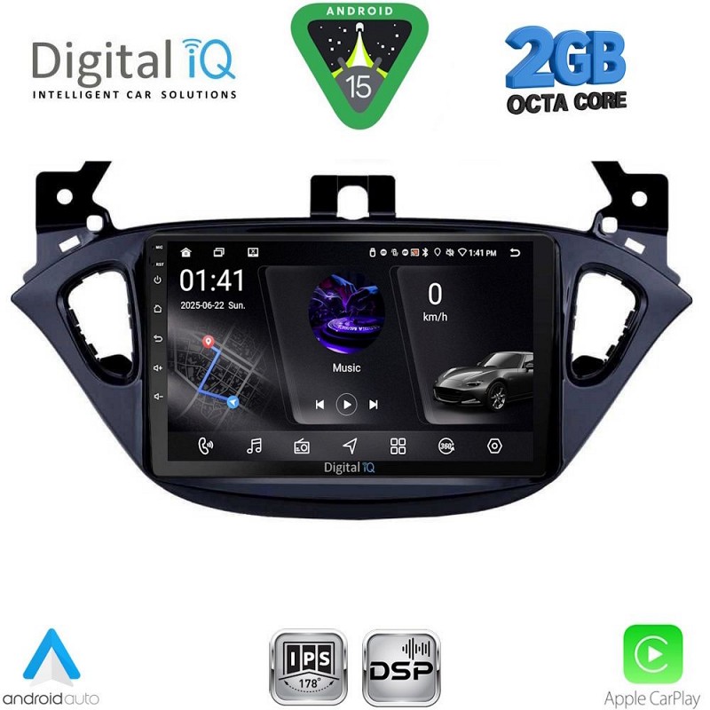 DIGITAL IQ RSF 4486_CPA (9inc) MULTIMEDIA TABLET for OPEL ADAM - CORSA Emod. 2014-2021