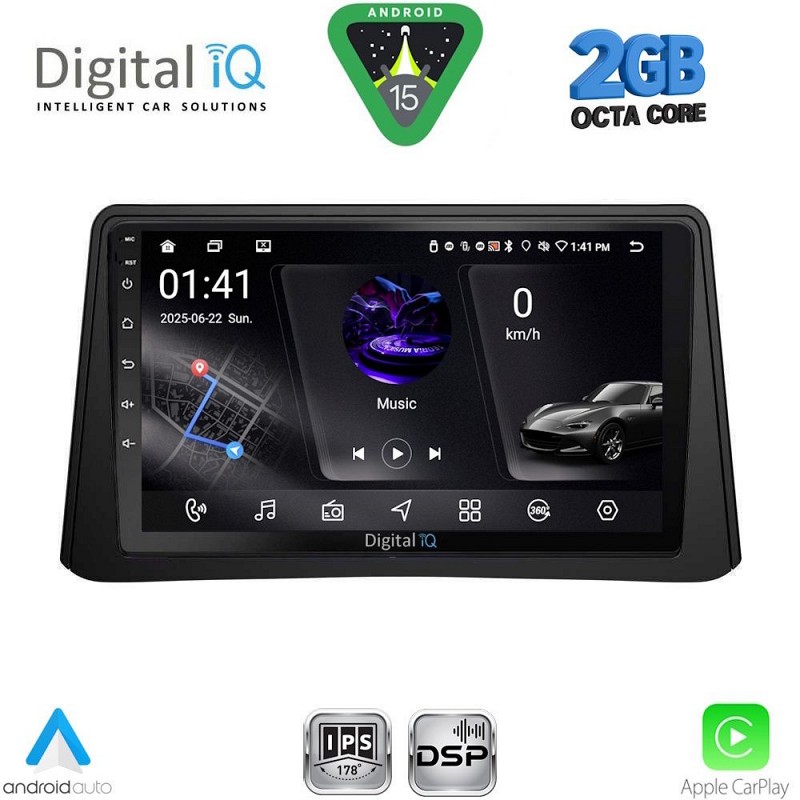 DIGITAL IQ RSF 4496_CPA (9inc) MULTIMEDIA TABLET for OPEL MOKKA mod. 2012-2015