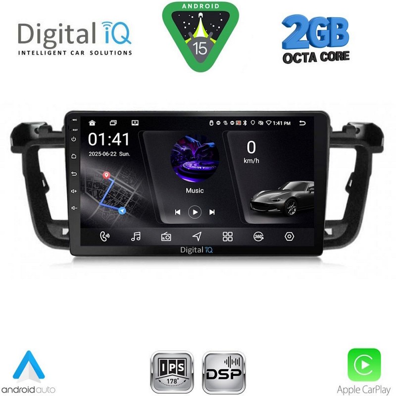DIGITAL IQ RSF 4518_CPA (9inc) MULTIMEDIA TABLET for PEUGEOT 508 mod. 2010-2016