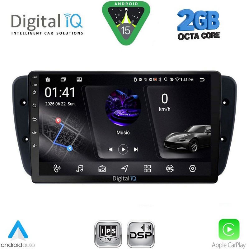 DIGITAL IQ RSF 4571_CPA (9inc) MULTIMEDIA TABLET for SEAT IBIZA mod. 2008-2015