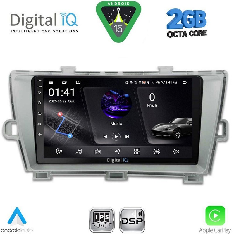 DIGITAL IQ RSF 4726_CPA (9inc) MULTIMEDIA TABLET for TOYOTA PRIUS mod. 2009-2015