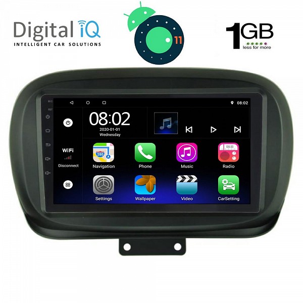 DIGITAL IQ RTA 1134_GPS (9inc) MULTIMEDIA TABLET OEM FIAT 500× mod. 2014>
