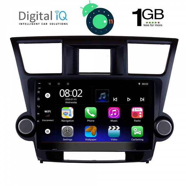DIGITAL IQ RTA 1719_GPS (10inc) TABLET OEM TOYOTA HIGHLANDER mod. 2008-2015