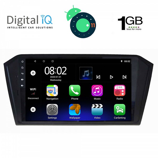 DIGITAL IQ RTA 1750_GPS (10inc) MULTIMEDIA TABLET OEM VW PASSAT mod. 2016>