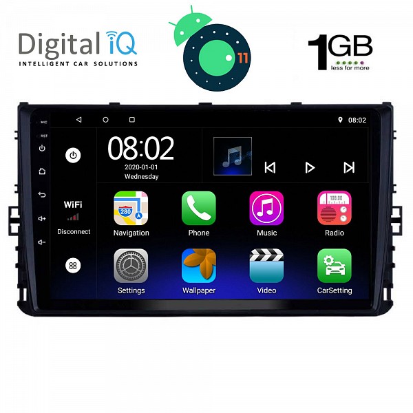 DIGITAL IQ RTA 1758_GPS (9inc) TABLET OEM VW POLO - TROC - TCROSS mod. 2017>