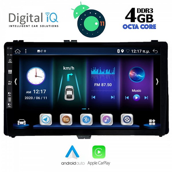 DIGITAL IQ BXD 6703_GPS (9inc) MULTIMEDIA TABLET OEM TOYOTA AURIS mod. 2015> - COROLLA mod. 2017-2019