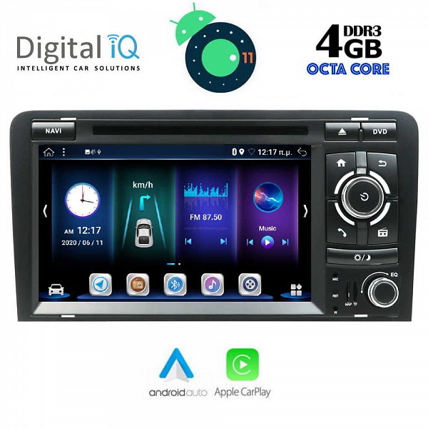 DIGITAL IQ BXE 649_CPA (7'' DVD) MULTIMEDIA OEM AUDI A3 mod. 2003-2012