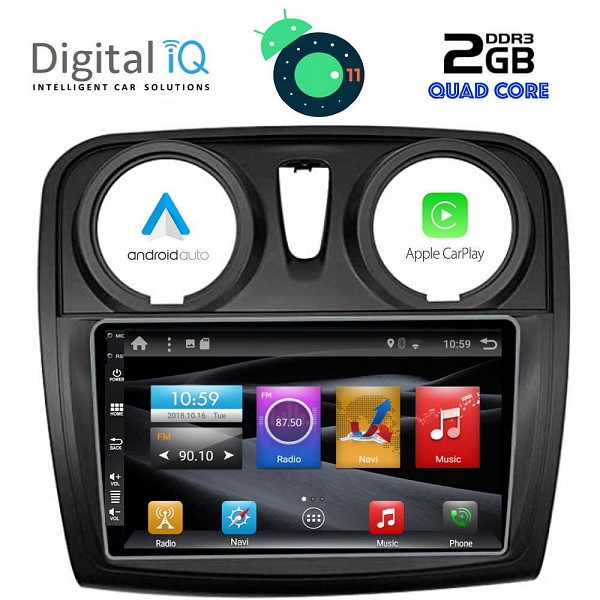 DIGITAL IQ BXH 2108_CPA (9inc) MULTIMEDIA TABLET OEM DACIA LOGAN - SANDERO mod. 2012-2019