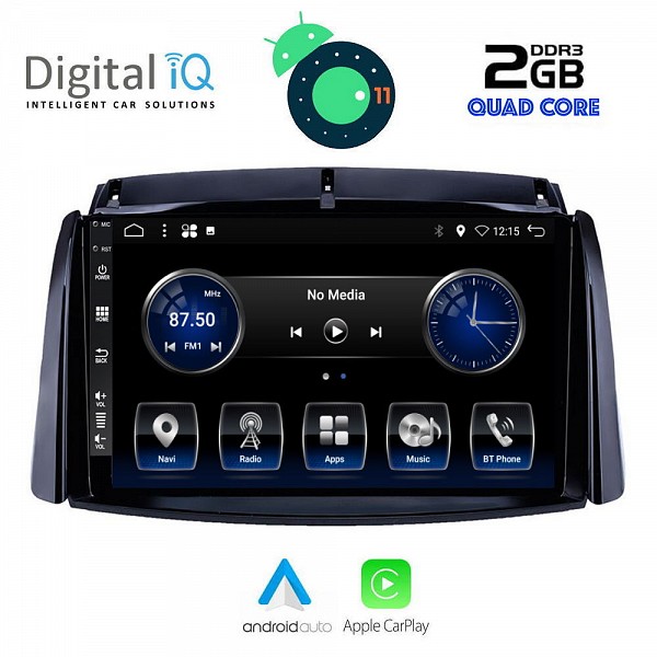 DIGITAL IQ BXH 2551_CPA (9inc) TABLET OEM RENAULT KOLEOS mod. 2006-2016