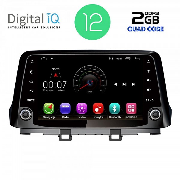 DIGITAL IQ X333M_GPS (10'' DECK) MULTIMEDIA OEM HYUNDAI KONA mod. 2017>