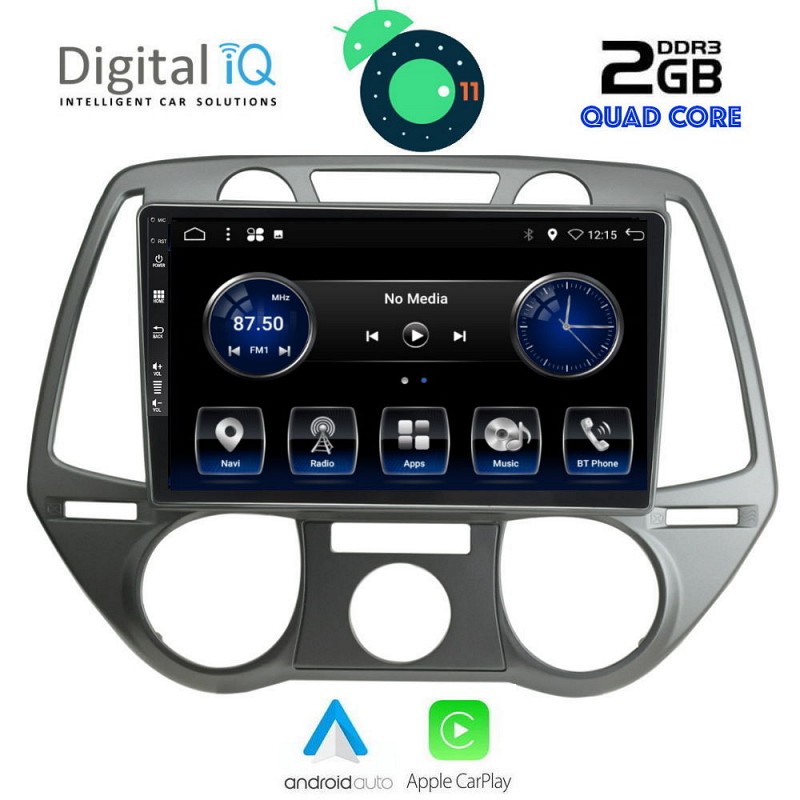 DIGITAL IQ BXH 2228_CPA A/C (9inc) MULTIMEDIA TABLET OEM HUYNDAI i20 mod. 2008-2012