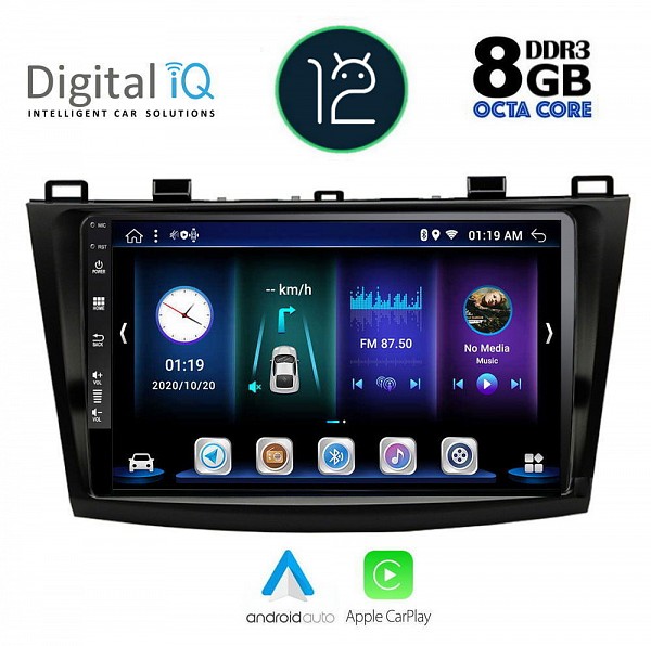 DIGITAL IQ BXD 8366_CPA (9inc) MULTIMEDIA TABLET OEM MAZDA 3 mod. 2009-2014
