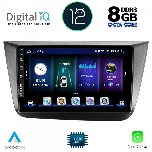 DIGITAL IQ BXD 8570_CPA (9inc) MULTIMEDIA TABLET OEM SEAT ALTEA mod. 2004-2015