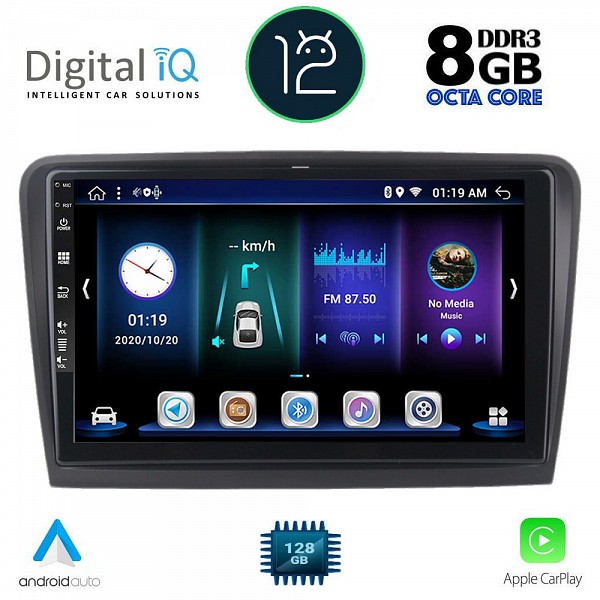 DIGITAL IQ BXD 8604_CPA (10inc) MULTIMEDIA TABLET OEM SKODA SUPERB mod. 2008-2015