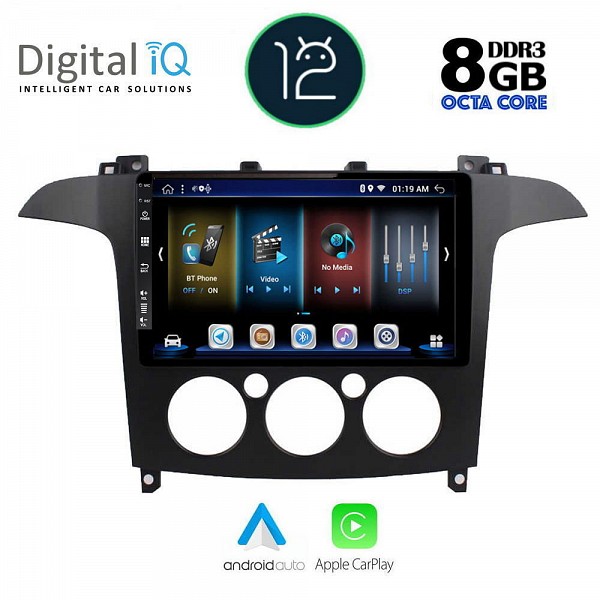 DIGITAL IQ BXD 8175_CPA A/C (9inc) MULTIMEDIA TABLET OEM FORD SMAX mod. 2006-2014