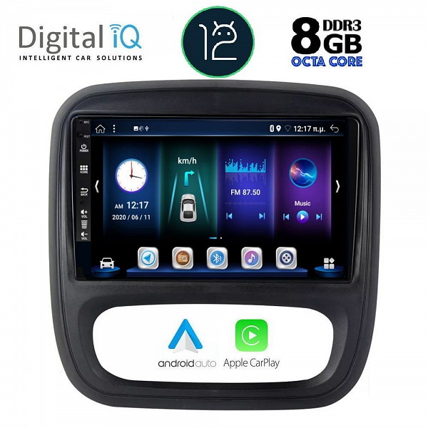 DIGITAL IQ BXD 8499_CPA (9inc) MULTIMEDIA TABLET OEM OPEL VIVARO ? RENAULT TRAFIC ? FIAT TALENDO ? NISSAN NV 300 mod. 2014>