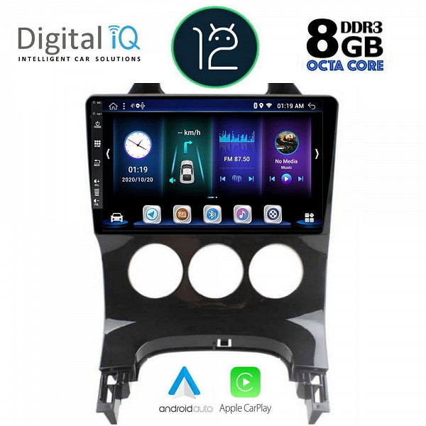 DIGITAL IQ BXD 8515_CPA A/C (9inc) MULTIMEDIA TABLET OEM PEUGEOT 3008 mod. 2008-2016  A/C