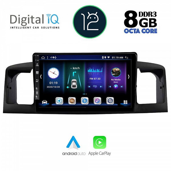 DIGITAL IQ BXD 8712_CPA (9inc) MULTIMEDIA TABLET OEM TOYOTA COROLLA mod. 2001-2006