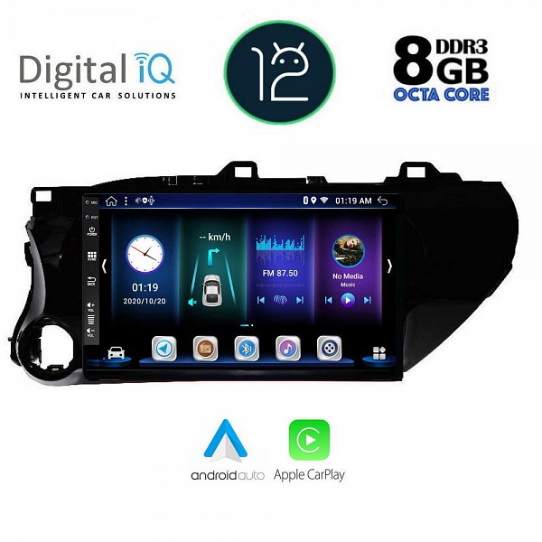 DIGITAL IQ BXD 8721_CPA (10inc) MULTIMEDIA TABLET OEM TOYOTA HILUX mod. 2017>
