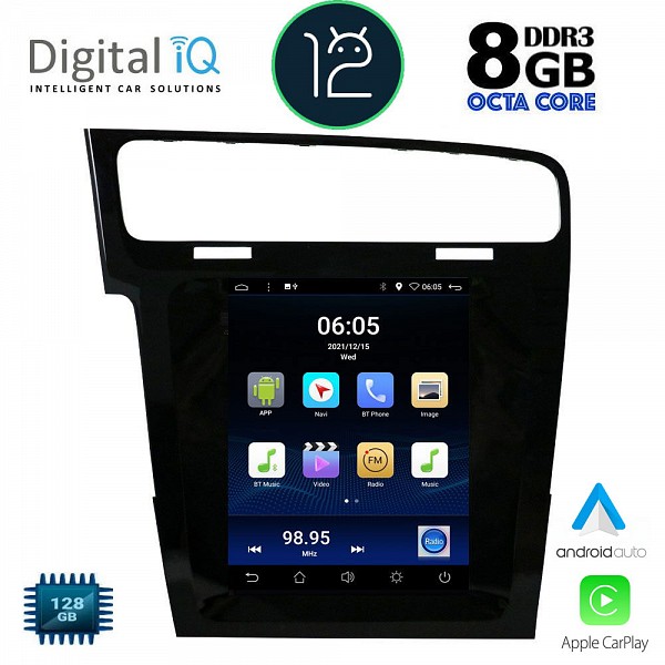 DIGITAL IQ BXD 8985_CPA TESLA STYLE OEM VW GOLF 7 mod. 2013>
