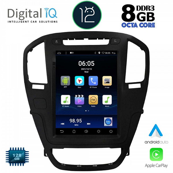 DIGITAL IQ BXD 8914_CPA TESLA STYLE OEM OPEL INSIGNIA mod. 2008-2013