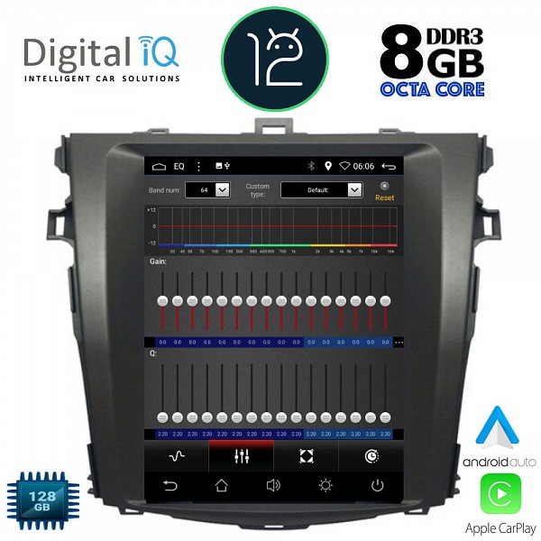 DIGITAL IQ BXD 8963_CPA TESLA STYLE OEM TOYOTA COROLLA 4D mod. 2006-2012