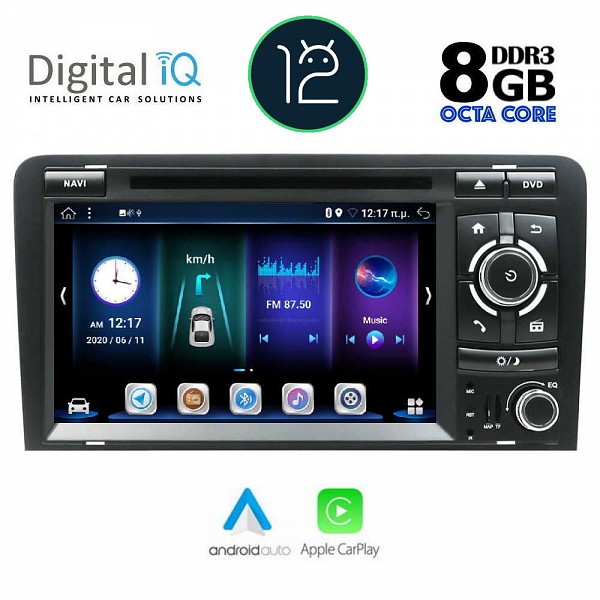 DIGITAL IQ BXE 849_CPA (7'' DVD) MULTIMEDIA OEM AUDI A3 mod. 2003-2012