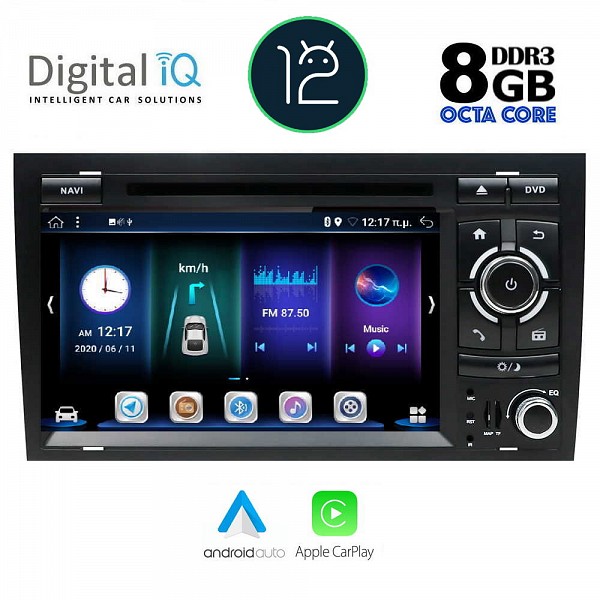 DIGITAL IQ BXE 850_CPA (7'' DVD) MULTIMEDIA OEM AUDI A4 mod. 2002-2008
