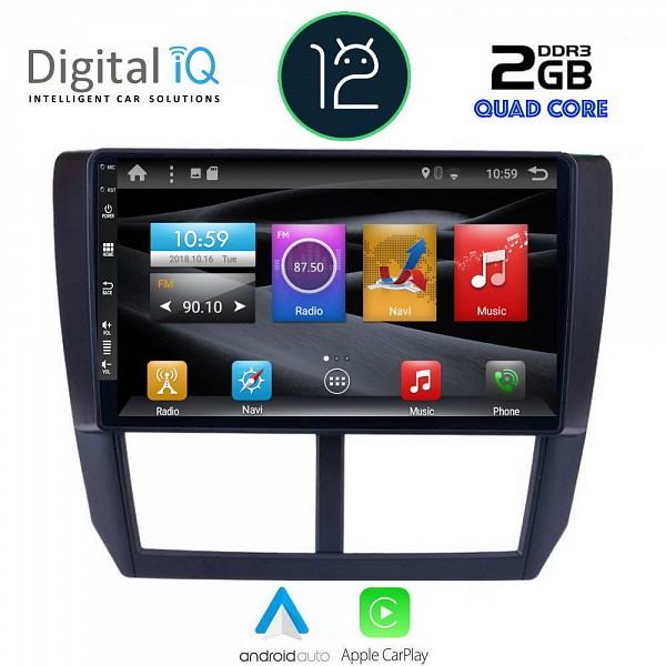DIGITAL IQ BXH 2662_CPA (9inc) TABLET OEM SUBARU FORESTER - IMPREZA - XV mod. 2008-2013