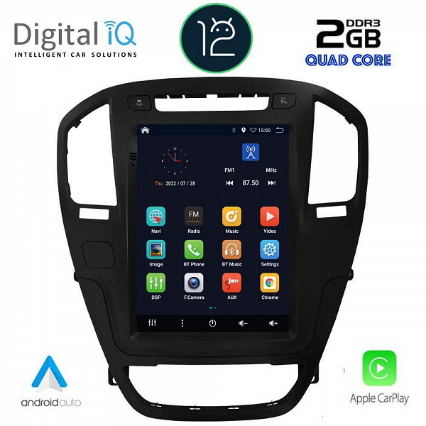 DIGITAL IQ BXH 2914_CPA TESLA STYLE OEM OPEL INSIGNIA mod. 2008-2013