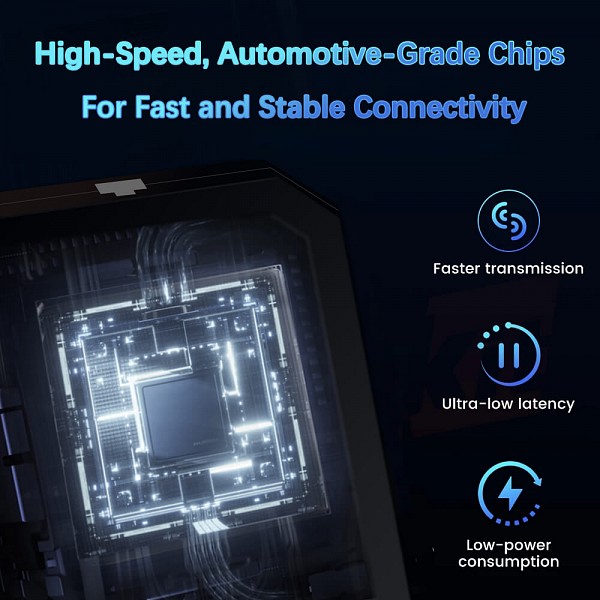 DIGITAL IQ CPAA_9000 Universal Wireless Apple CarPlay & Android Auto AV Box Via RCA