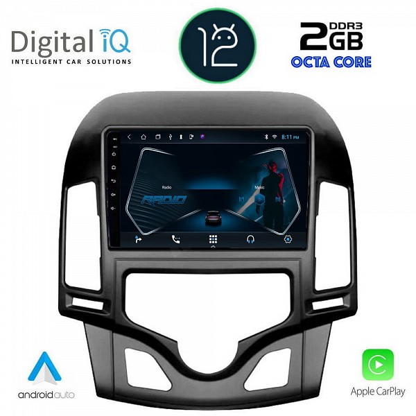 DIGITAL IQ RTC 5231_CPA CLIMA (9inc) MULTIMEDIA TABLET OEM HYUNDAI i30 mod. 2007-2012