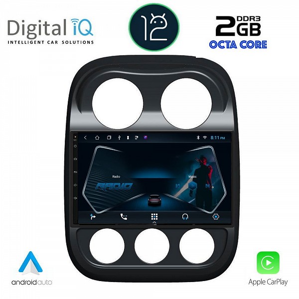 DIGITAL IQ RTC 5277_CPA (10inc) MULTIMEDIA TABLET OEM JEEP COMPASS - PATRIOT mod. 2007-2016