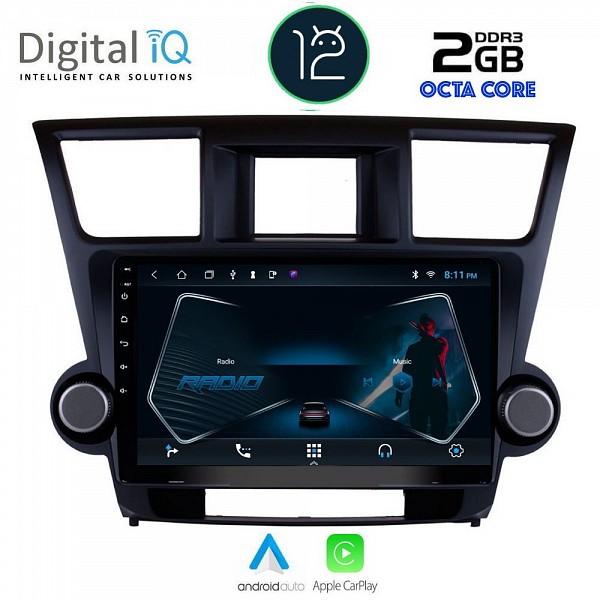 DIGITAL IQ RTC 5719_CPA (10inc) MULTIMEDIA TABLET OEM TOYOTA HIGHLANDER mod. 2008-2015