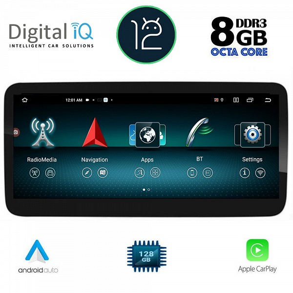 DIGITAL IQ TOP 19980_CPA (12.3'') MULTIMEDIA OEM MERCEDES A ? CLA ? GLA mod. 2013-2015 (NTG 4.5)