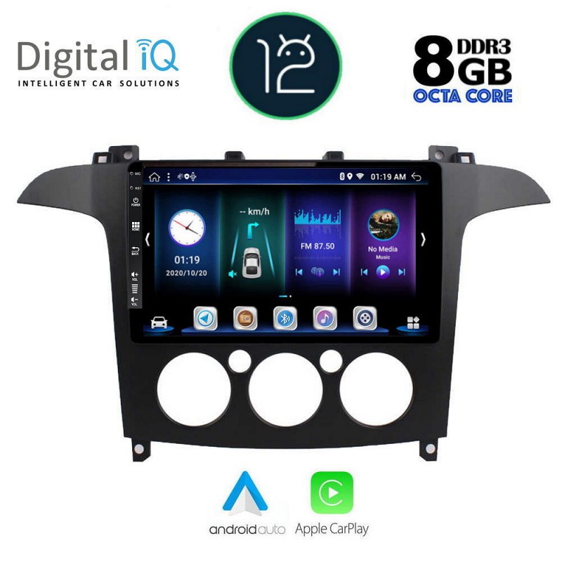DIGITAL IQ BXD 8175_CPA A/C (9inc) MULTIMEDIA TABLET OEM FORD SMAX mod. 2006-2014