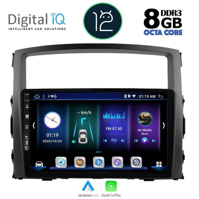 DIGITAL IQ BXD 8446_CPA (9inc) MULTIMEDIA TABLET OEM MITSUBISHI PAJERO mod. 2006-2013