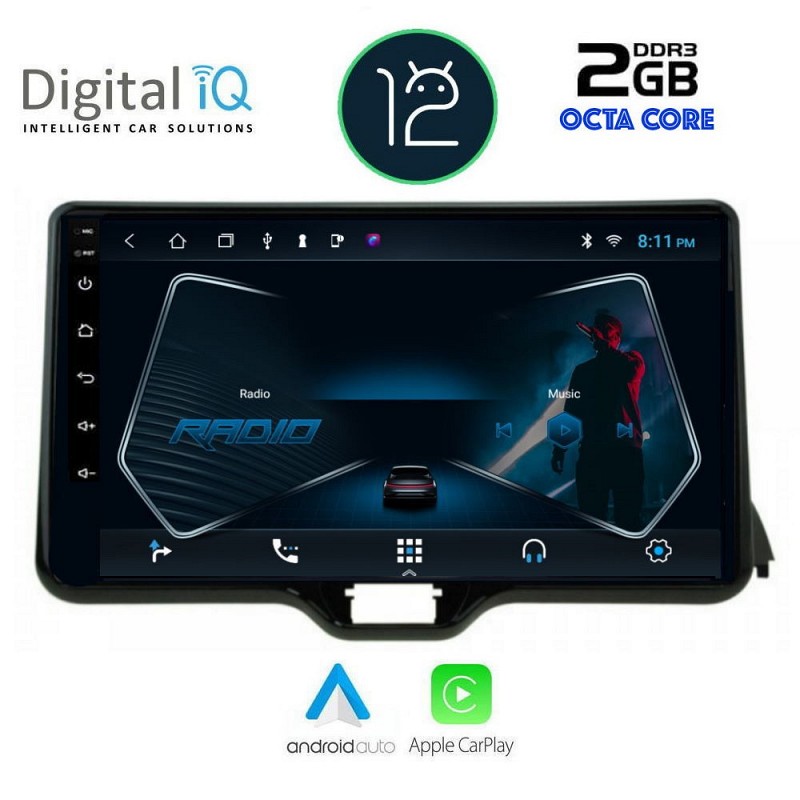 DIGITAL IQ RTC 5738_CPA (10inc) MULTIMEDIA TABLET OEM TOYOTA YARIS mod. 2020>