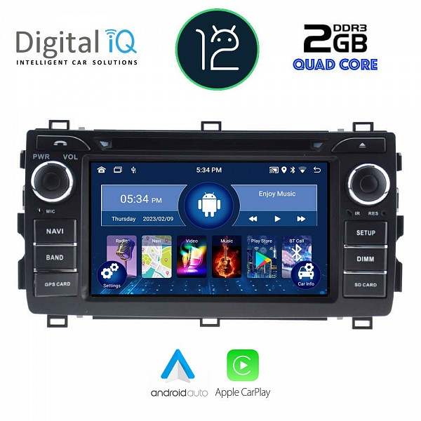 DIGITAL IQ MSD 008_CPA (7" DECK) MULTIMEDIA OEM TOYOTA AURIS mod. 2013-2015