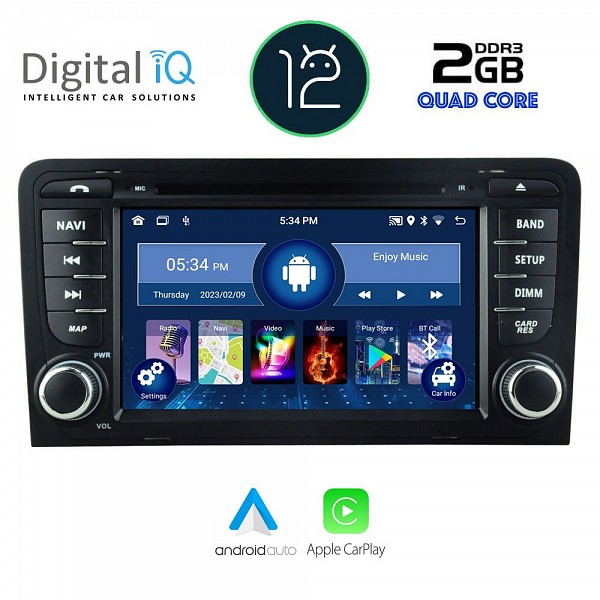 DIGITAL IQ MSD 049_CPA (7" DECK) MULTIMEDIA OEM AUDI A3 mod. 2003-2012