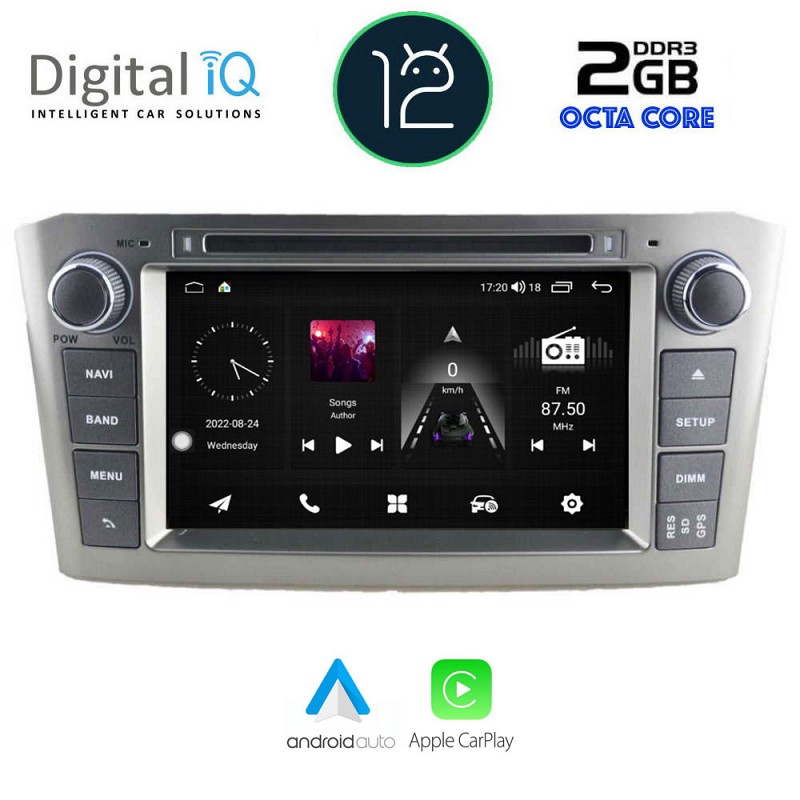 DIGITAL IQ MSF 325_CPA (7? DECK) MULTIMEDIA OEM TOYOTA AVENSIS (T25) mod. 2003-2008