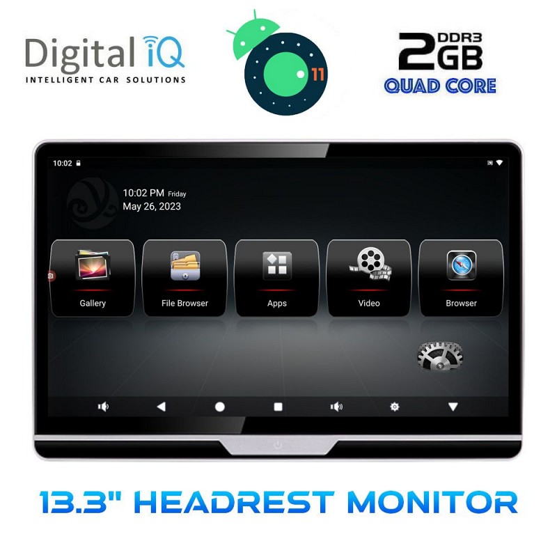 DIGITAL IQ AN1330_HR 13.3? HEADREST MONITOR