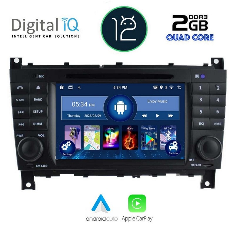 DIGITAL IQ MSD 093_CPA (7 DECK) MULTIMEDIA OEM MERCEDES C (W203) mod. 2004-2008