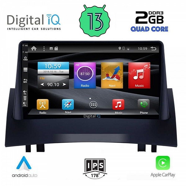 DIGITAL IQ BXH 2555_CPA (9inc) MULTIMEDIA TABLET OEM RENAULT MEGANE 2 mod. 2002-2008