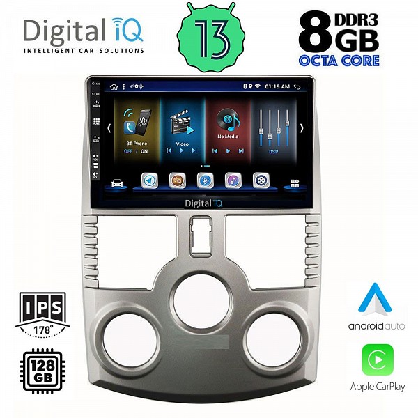 DIGITAL IQ BXD 8126_CPA (9inc) MULTIMEDIA TABLET OEM DAIHATSU TERIOS mod. 2006-2017